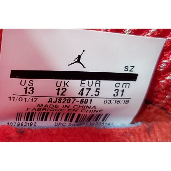 Jordan Flyknit Elevation 23 Last Shot Shoes Mens 13 Red AJ8207-601 Basketball main image 7